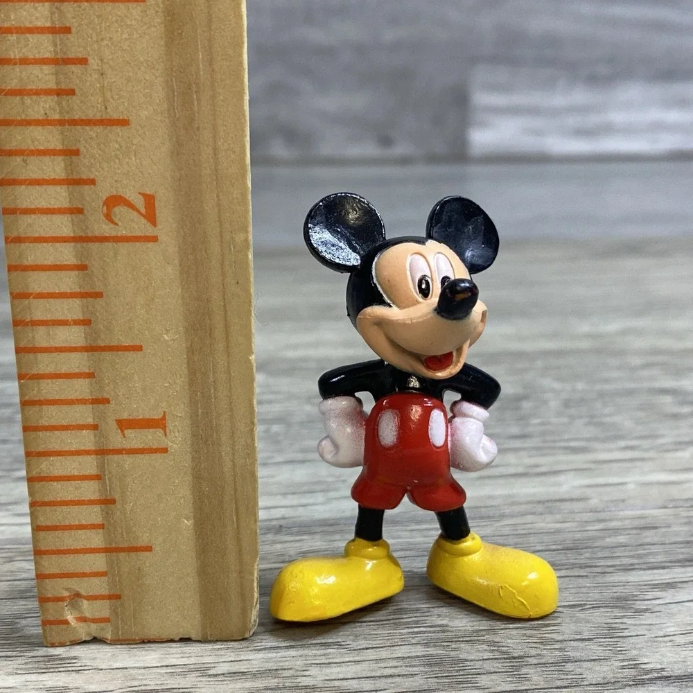 Vintage Disney Mickey Mouse Figure Small Plastic‎ Collectible Toy Character